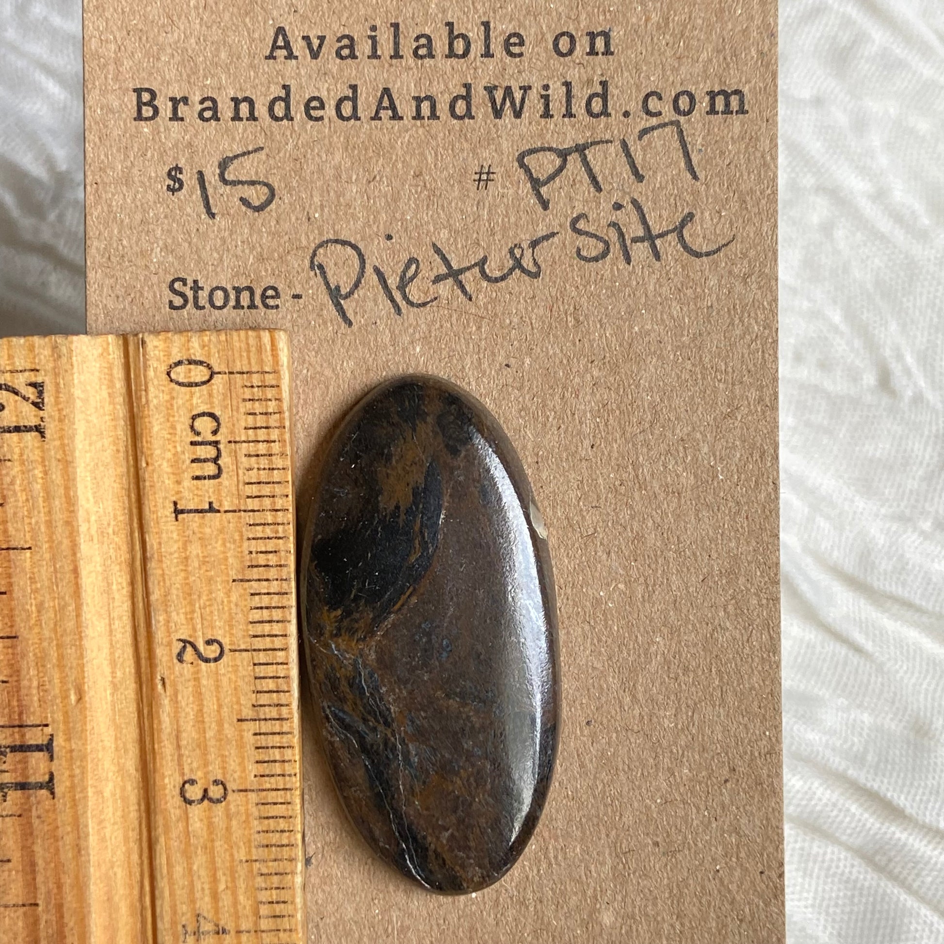 Pietersite Cabochon - PT17 CA631FA0-4E9C-406C-9586-5543B6BD1B2F Brandedandwild.com