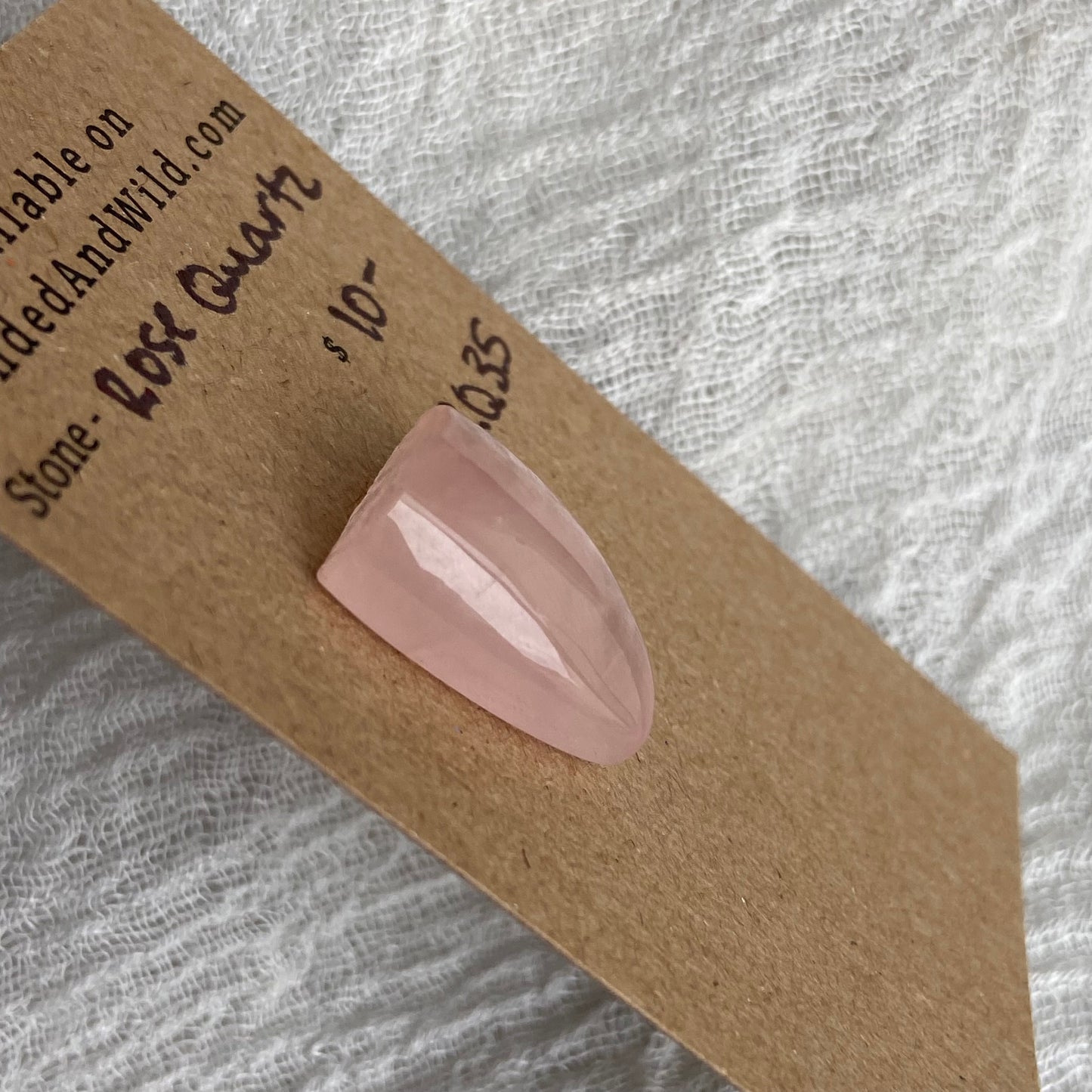 Rose Quartz Cabochon - RQ35