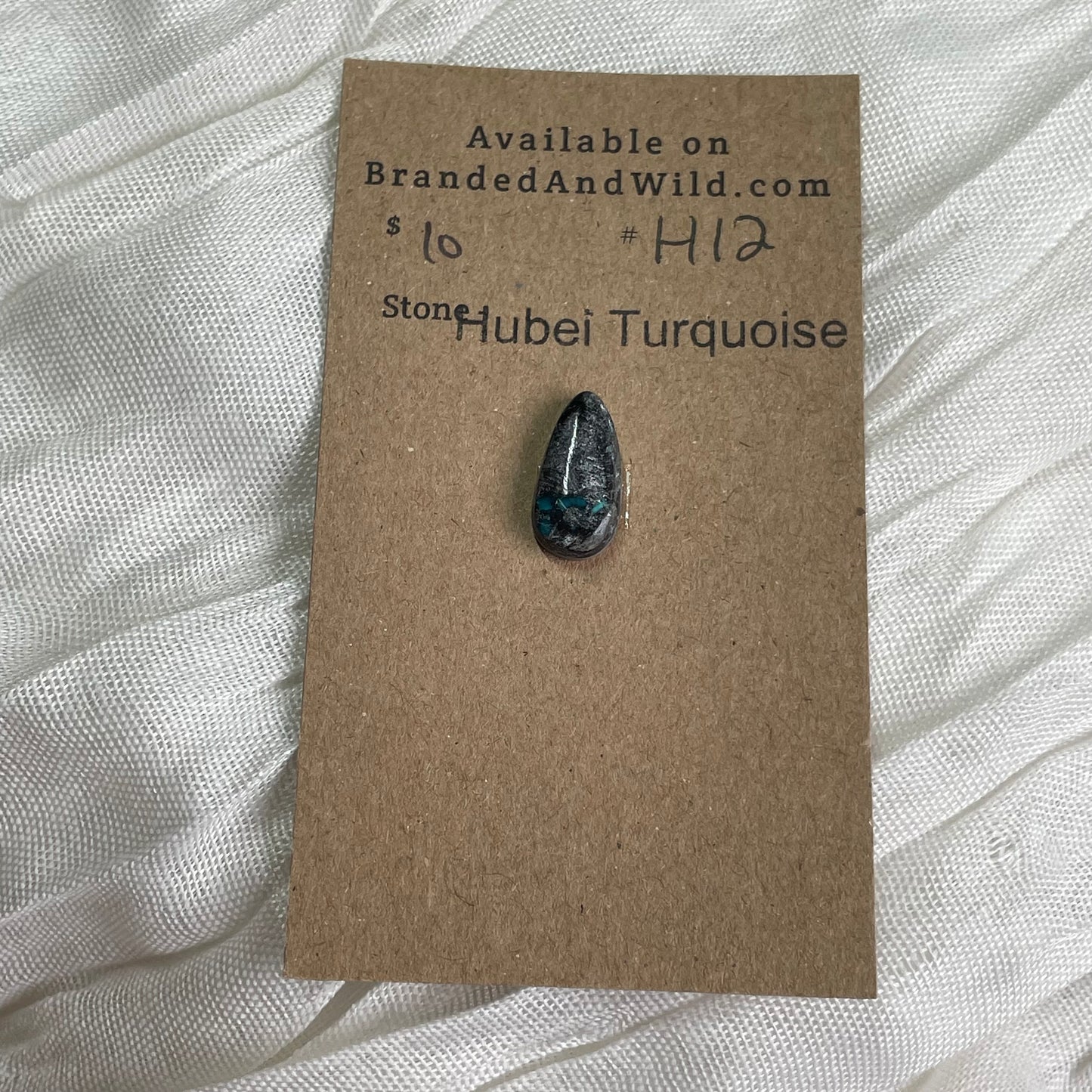 Hubei Turquoise Cabochon - H12 CA9D6F77-6CB6-4F64-A5CF-BCC61F7771EE Brandedandwild.com