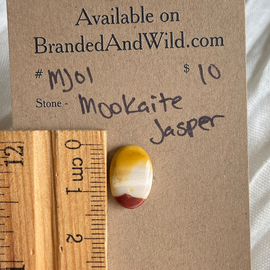 Mookaite Jasper Cabochon - MJ01 CAA38904-CE47-4396-B3D0-E30E841412E6 Brandedandwild.com
