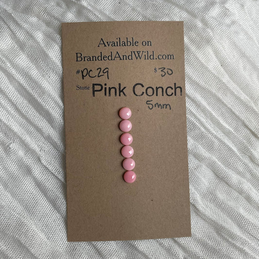 Pink Conch Cabochon - PC29 CAA4EE41-AB31-4454-8784-CE57FF837867 Brandedandwild.com