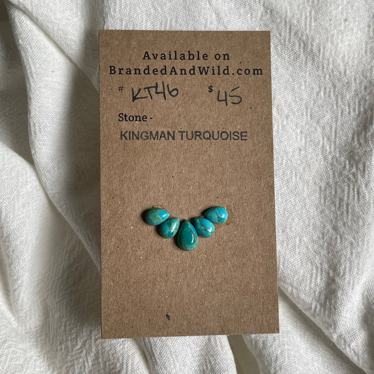 Kingman Turquoise Cabochon - KT46