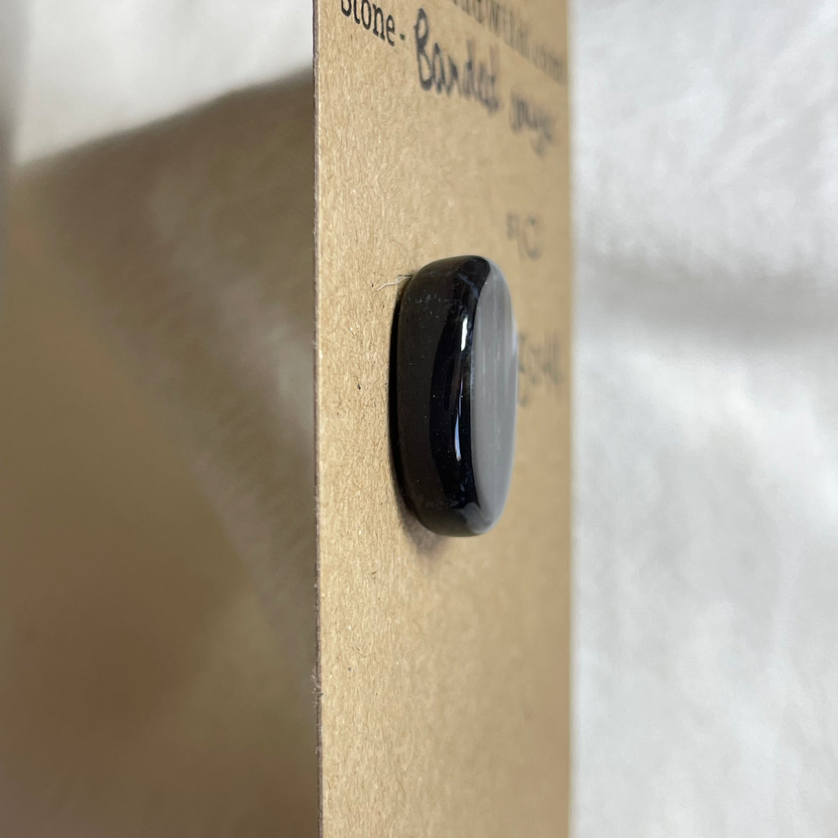 Black Onyx - Cabochon - B044 CAD105DA-AF5B-4957-A096-8A23883C5F31 Brandedandwild.com