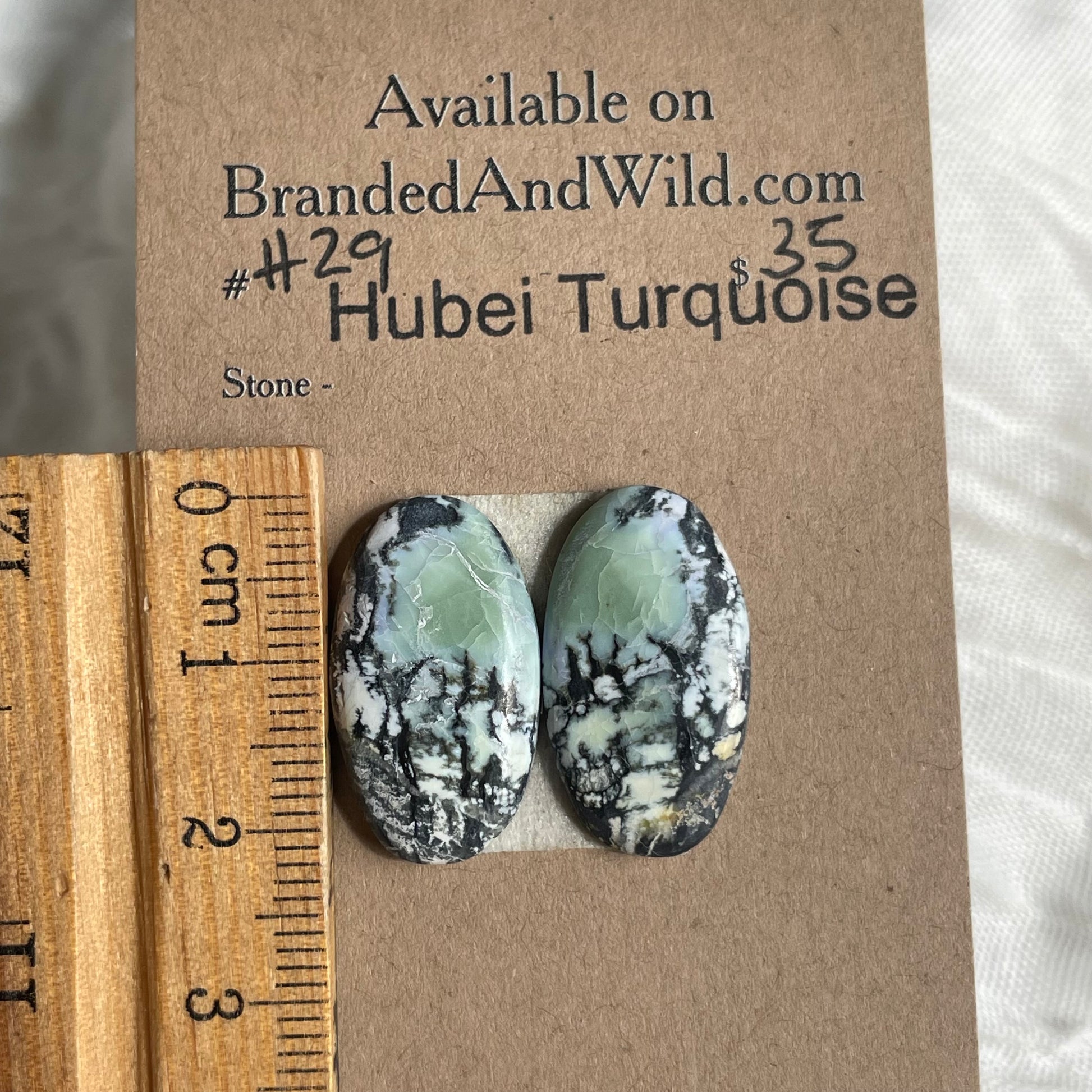 Hubei Turquoise Cabochon - H29 CAD83361-D206-4839-A434-8644A6A0922B Brandedandwild.com