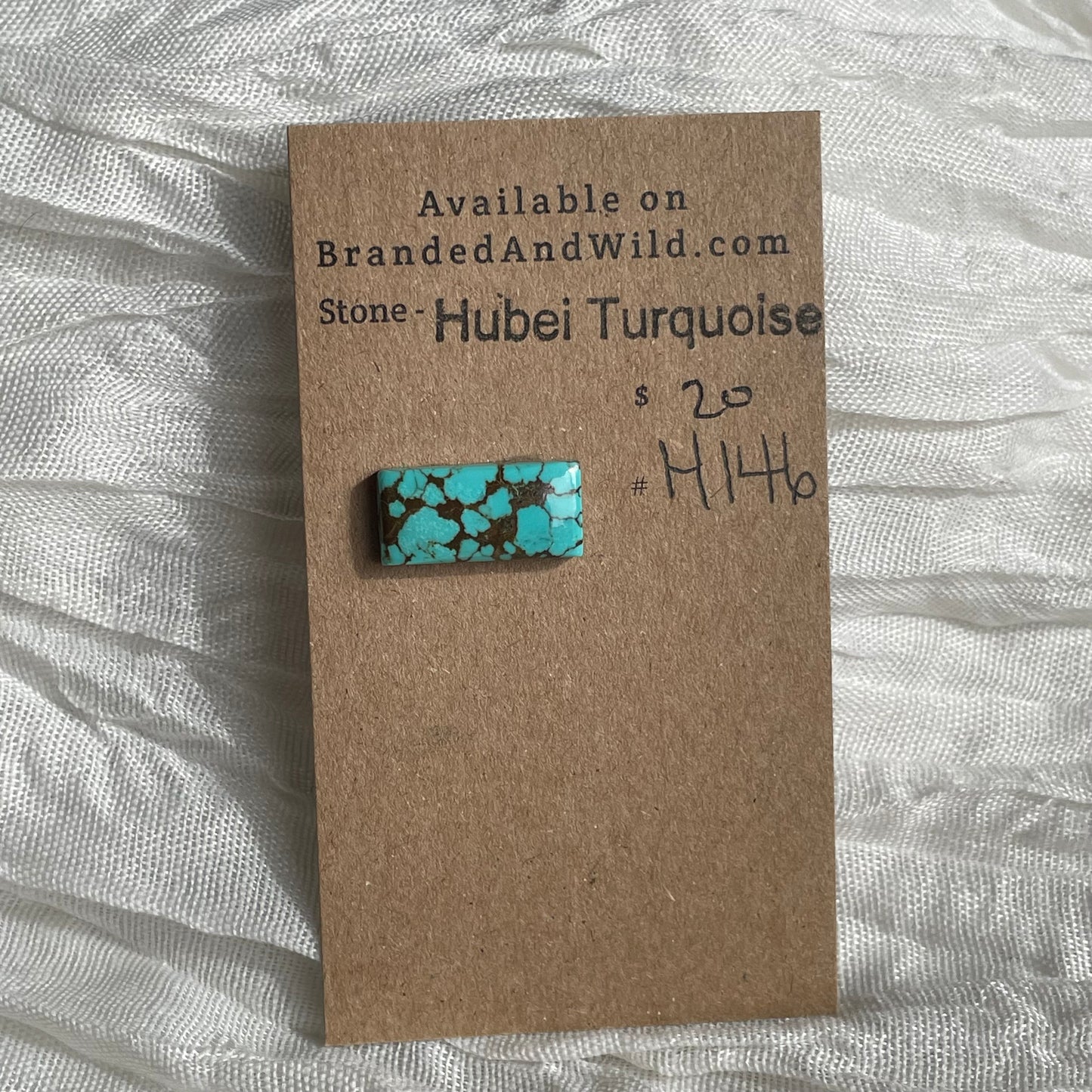 Hubei Turquoise Cabochon - H146 CAD9414D-615E-43A7-BC9A-DD2019E23EAF Brandedandwild.com