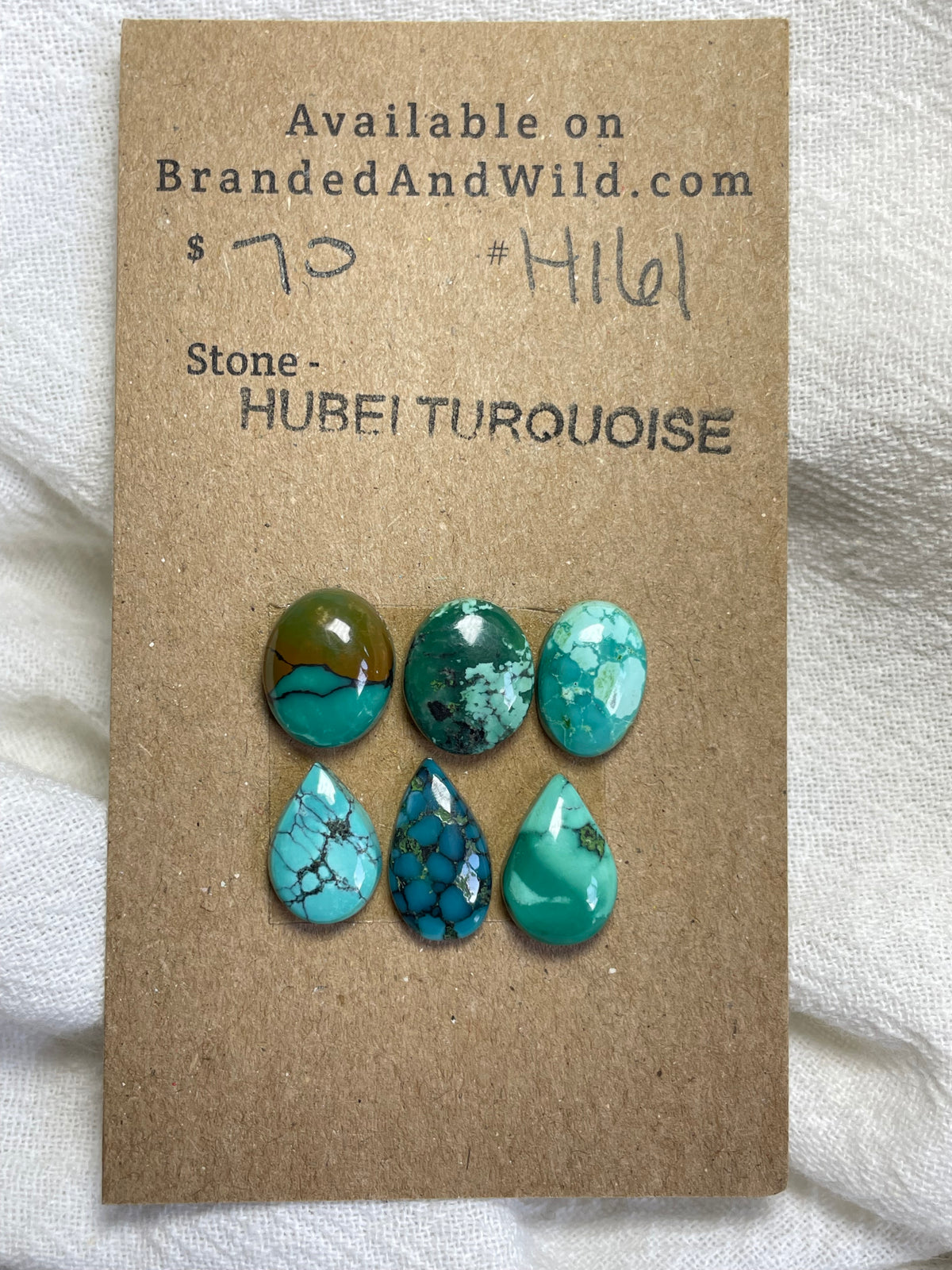 Hubei Turquoise Cabochon - H161 CAEE9517-2082-4A93-A36A-743052169E96 Brandedandwild.com