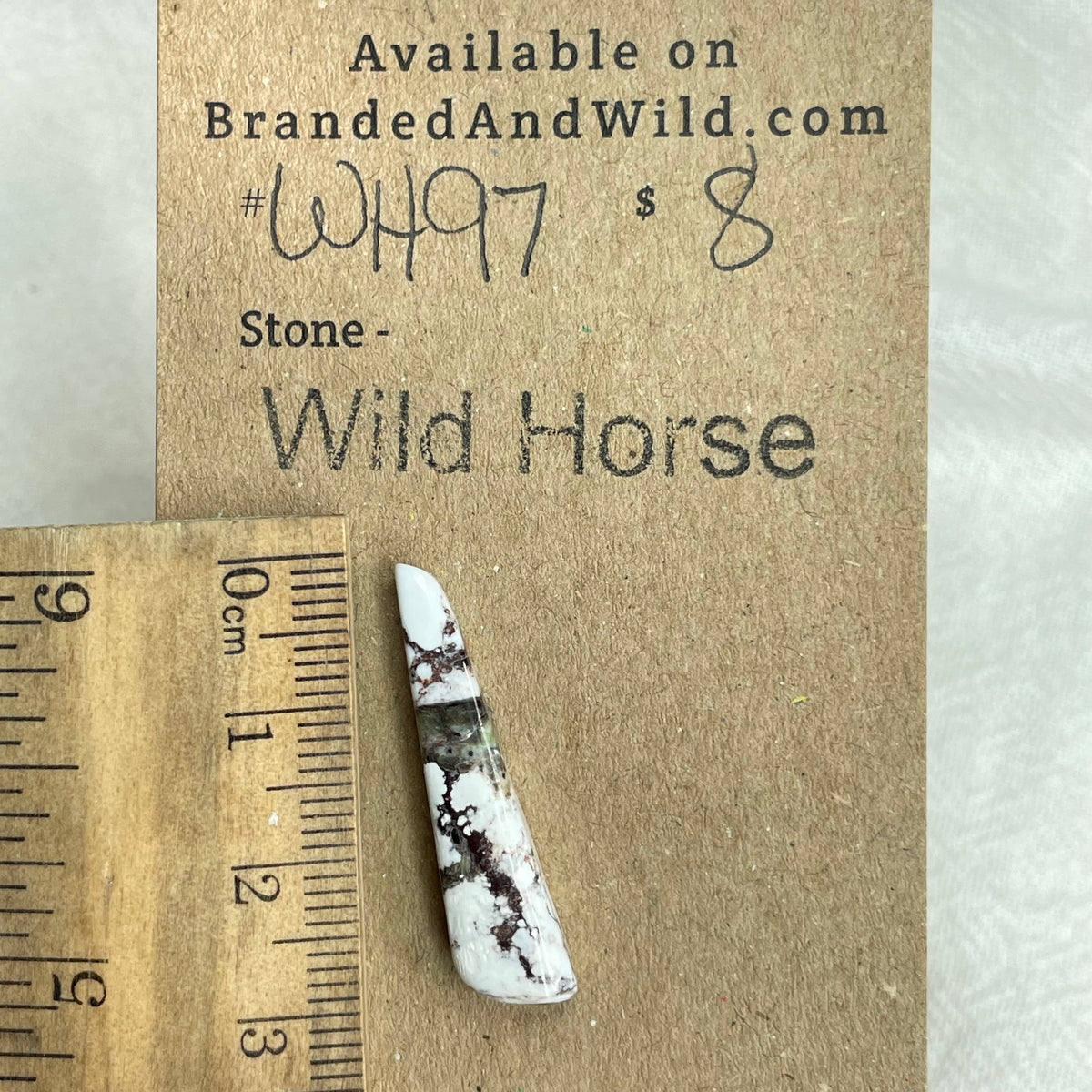 Wild Horse Cabochon - WH97 CAF9A5AB-DF0A-4658-B26B-402F877EF34A Brandedandwild.com