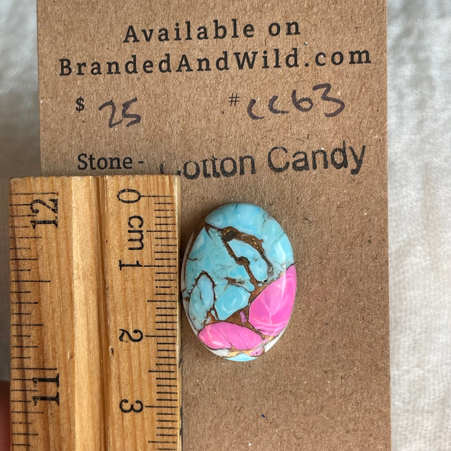 Cotton Candy Cabochon - CC63 CB228B38-91A9-4658-A638-340861F698E8 Brandedandwild.com