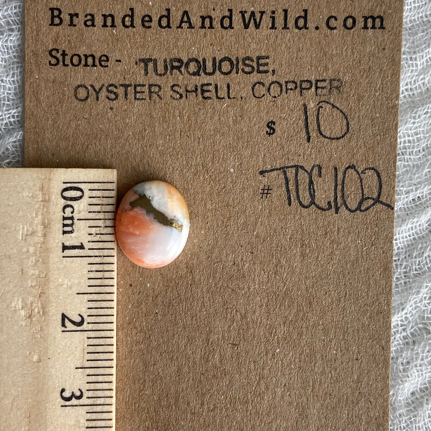 Turquoise, Oyster Shell, Copper - TOC102