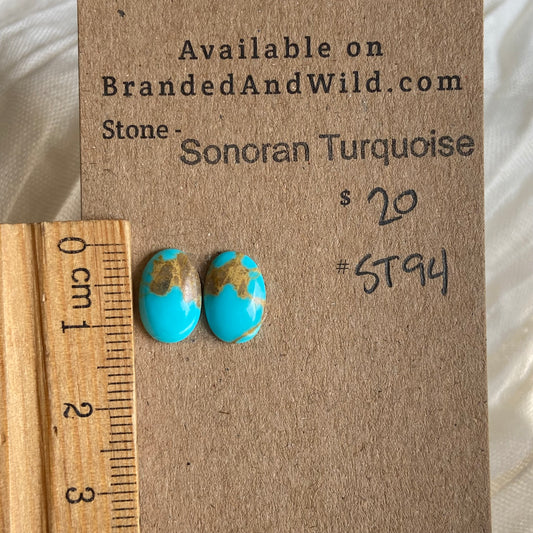 Sonoran Turquoise Cabochon - ST94 CB509C83-4FFF-46D1-9D53-A92EE0B0AB5E Brandedandwild.com