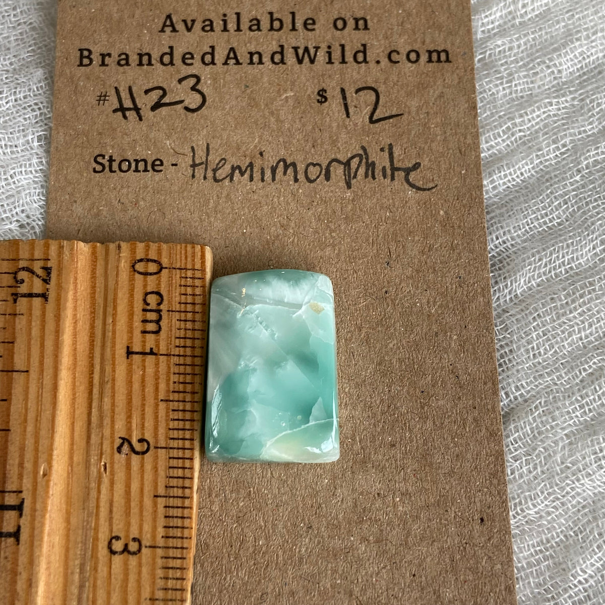 Hemimorite Cabochon - H23