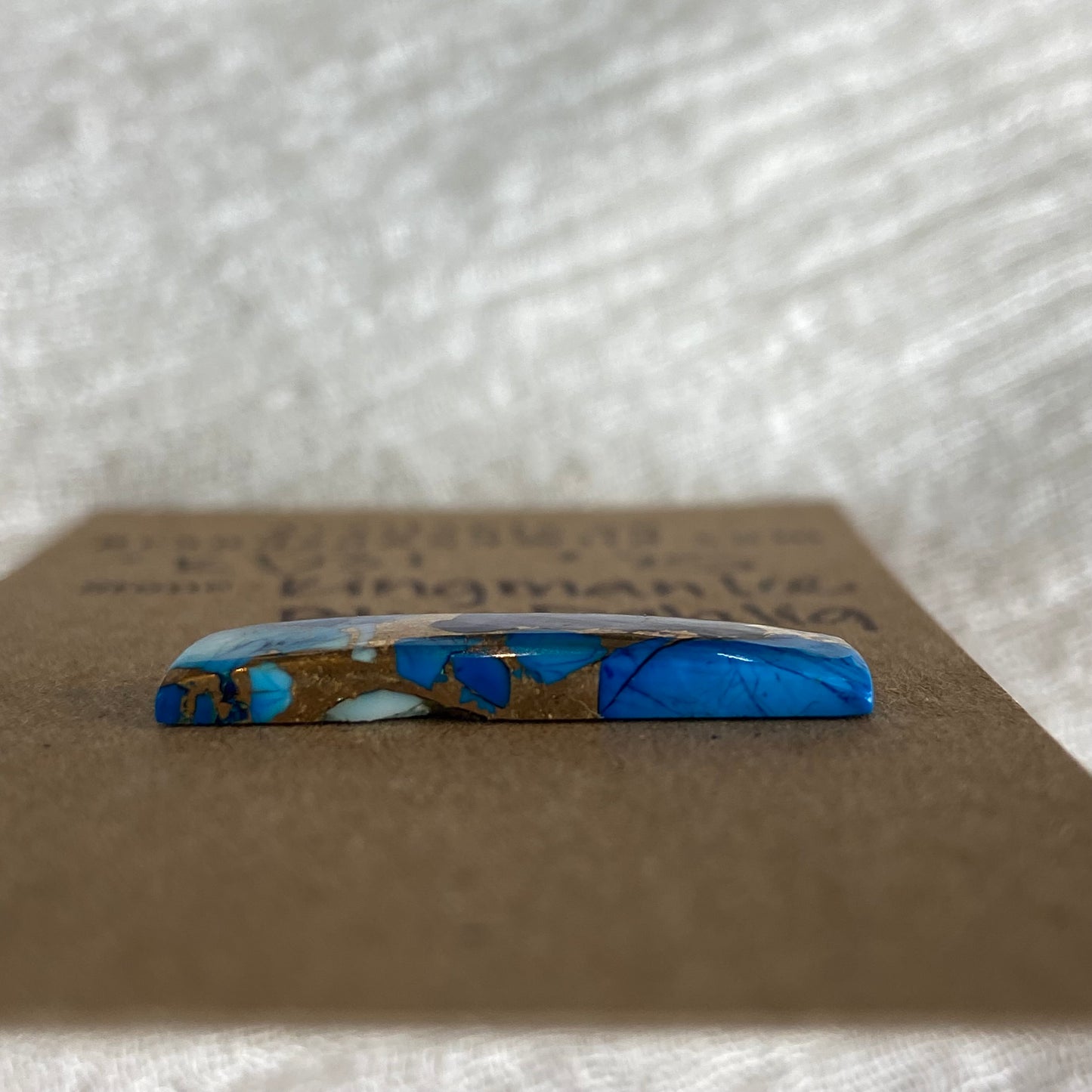 Kingman Ice Blue Dahlia Cabochon - KD31