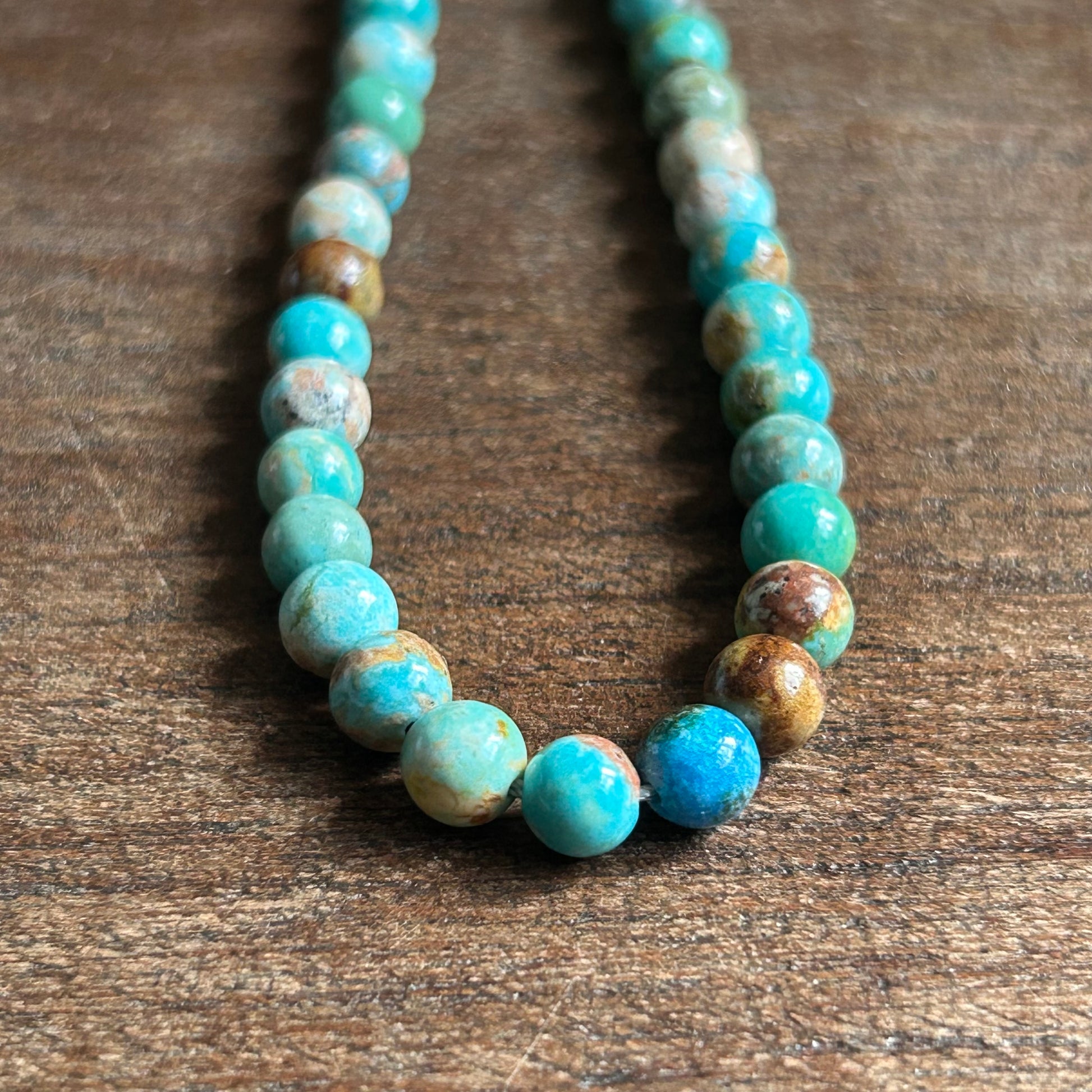 6mm Natural Turquoise (Smooth Round) CB9012F1-20E4-4684-A7AF-F8A065F5A41B Brandedandwild.com