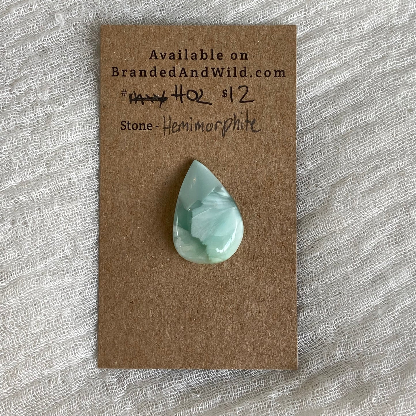 Hemimorite Cabochon - H02