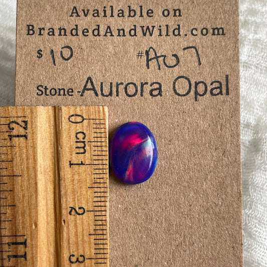 Aurora Opal Cabochon - A07 CC059A77-CC11-46DF-8650-C6D755F61BE7 Brandedandwild.com