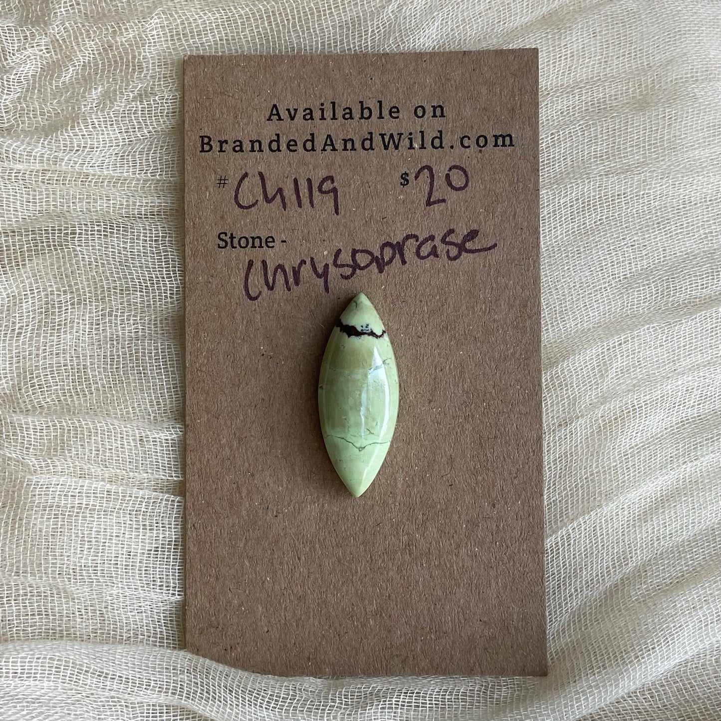 Chrysoprase Cabochon - Ch119