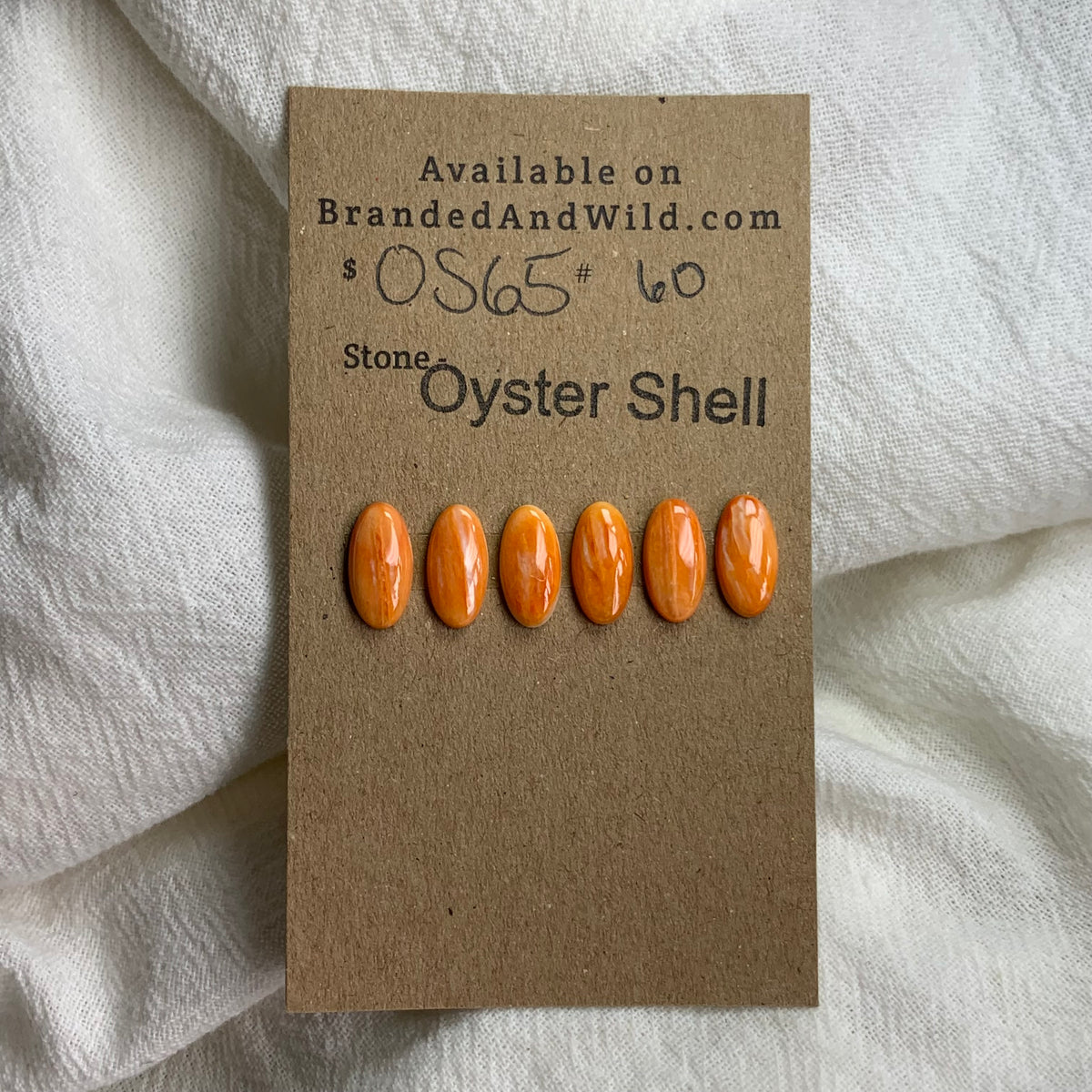 Oyster Shell Cabochon - OS82 CC37417D-B6B3-4B4D-B1A9-793D33ACF67B Brandedandwild.com
