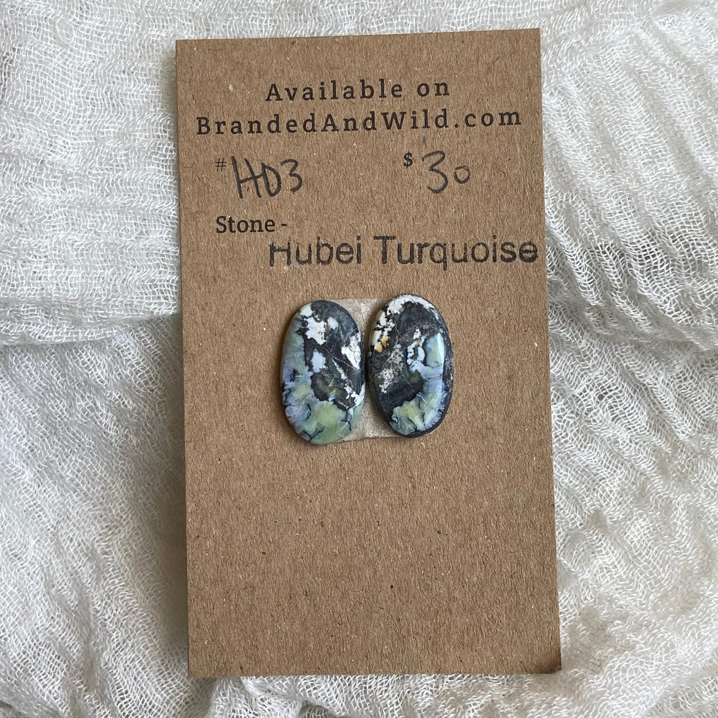 Hubei Turquoise Cabochon - H03