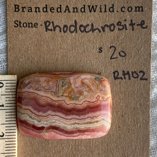 Rhodochrosite Cabochon - R02