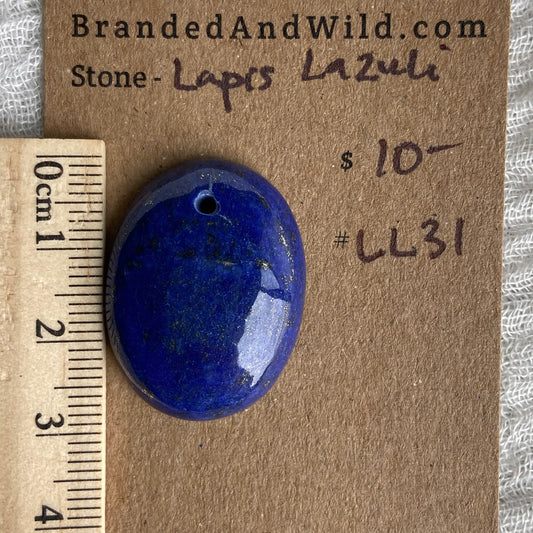 Lapis Lazuli Cabochon -Drilled- LL31