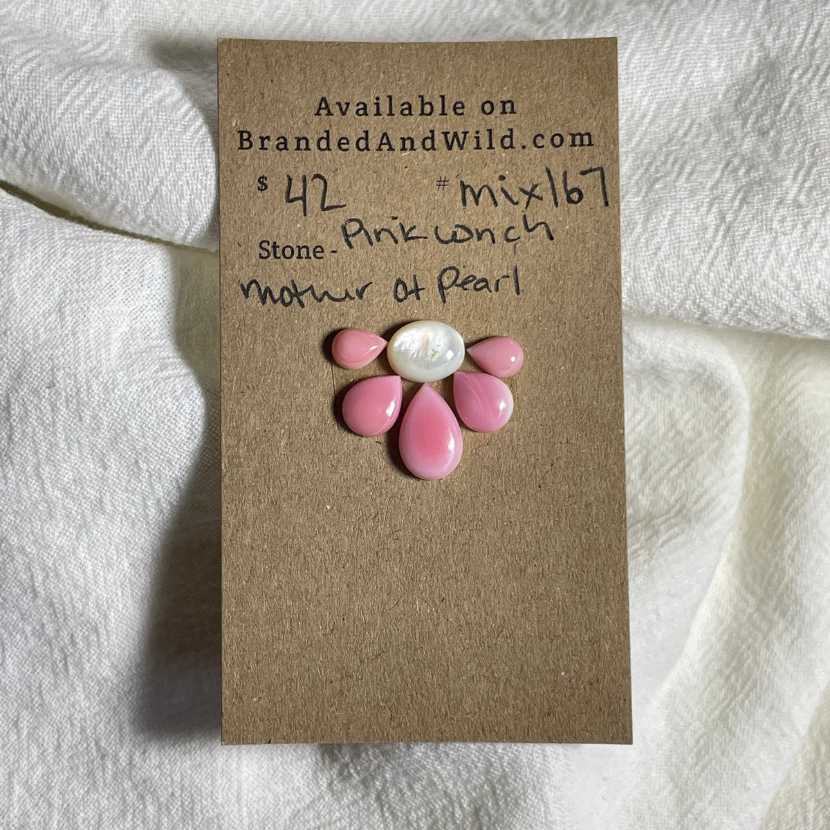 Mother of Pearl / Kingman Cabochon - MIX167