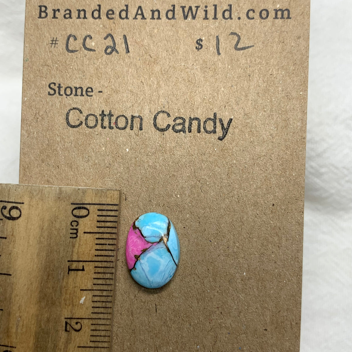 Cotton Candy Cabochon - CC21 CC9E7378-9F0C-46F5-88B3-B41898DC2B2D Brandedandwild.com