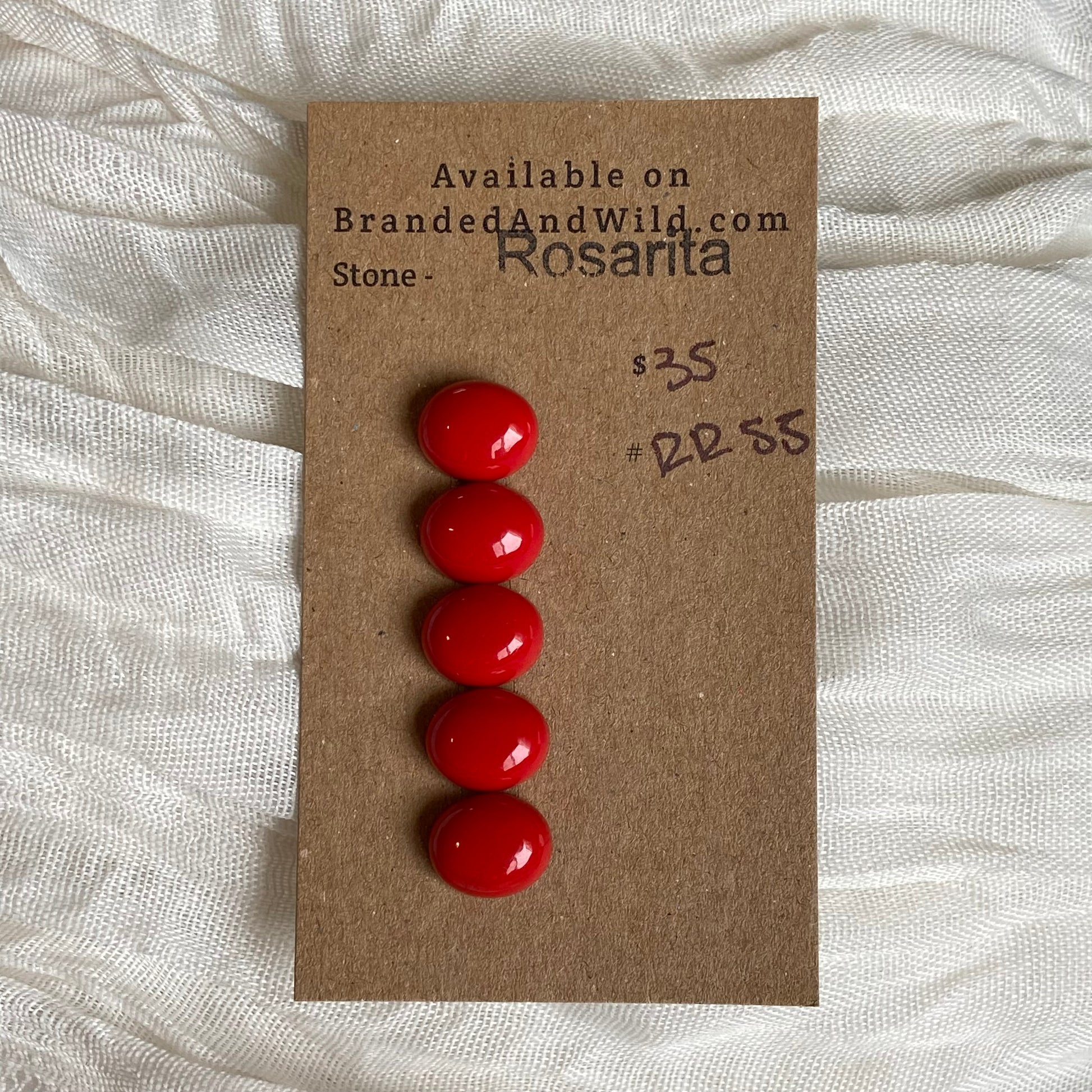 Rosarita - Cabochon - R55 CCAEBC83-2511-48BC-BAF8-C7E99E5C17E9 Brandedandwild.com