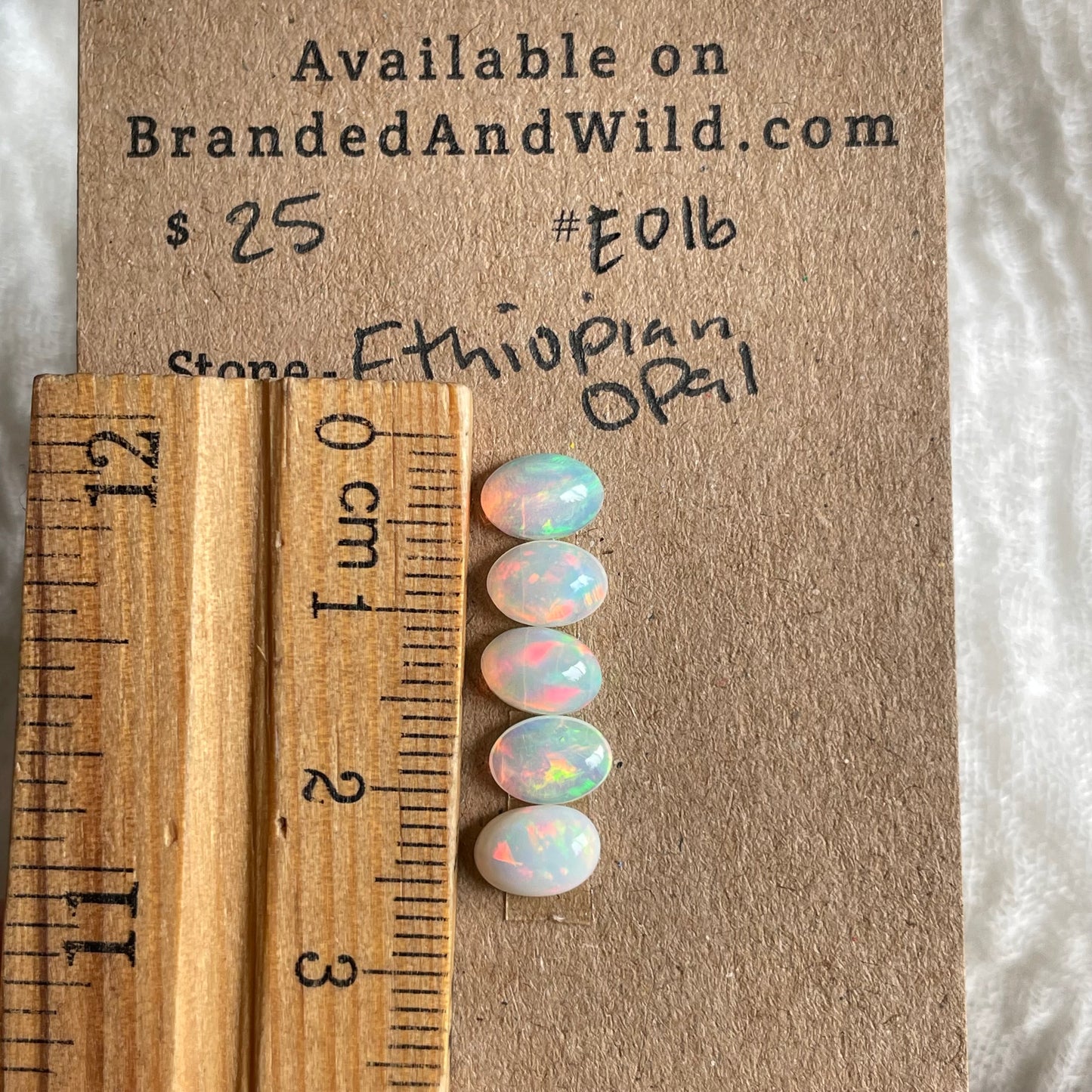 Ethiopian Opal Cabochon - E016 CCBAE7E1-B337-44E2-8684-CF577179C287 Brandedandwild.com
