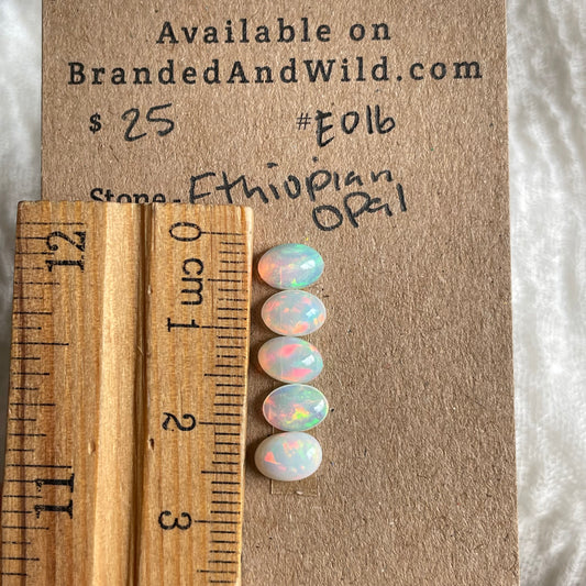Ethiopian Opal Cabochon - E016 CCBAE7E1-B337-44E2-8684-CF577179C287 Brandedandwild.com