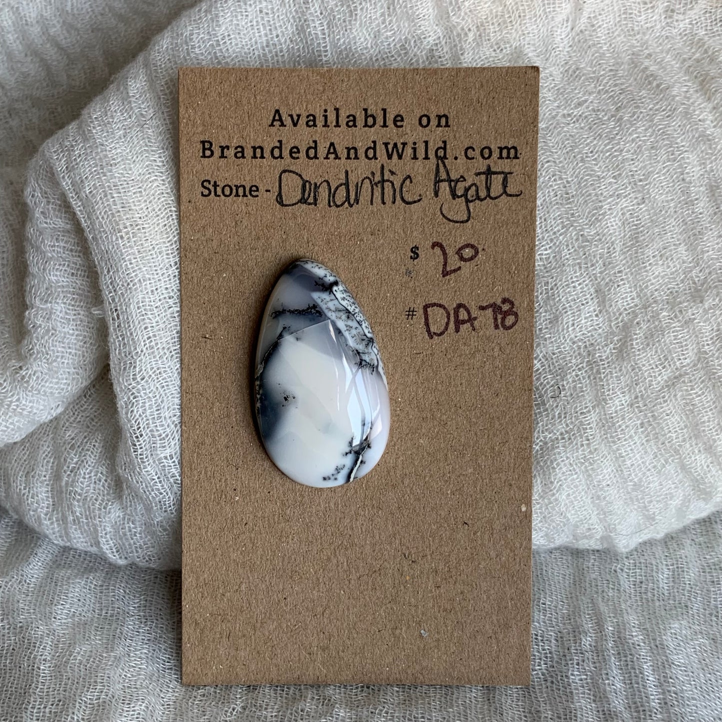 Dendritic Agate Cabochon - DA78