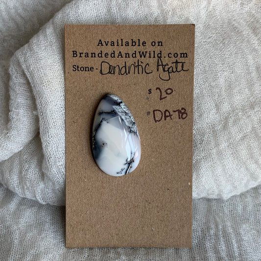 Dendritic Agate Cabochon - DA78