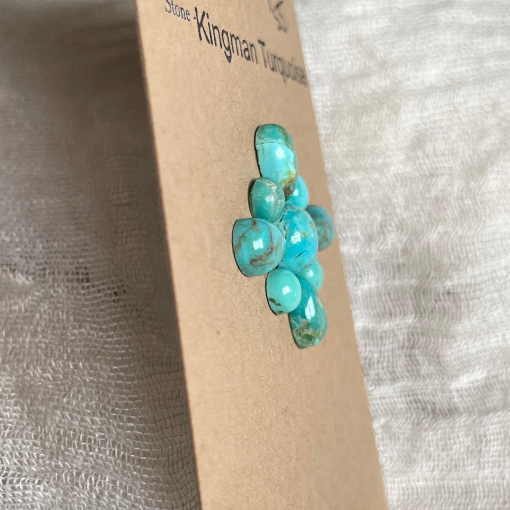Kingman Turquoise Cabochon - Kt101 CCFD143C-84CC-4907-9A99-6C55EB3E25C8 Brandedandwild.com