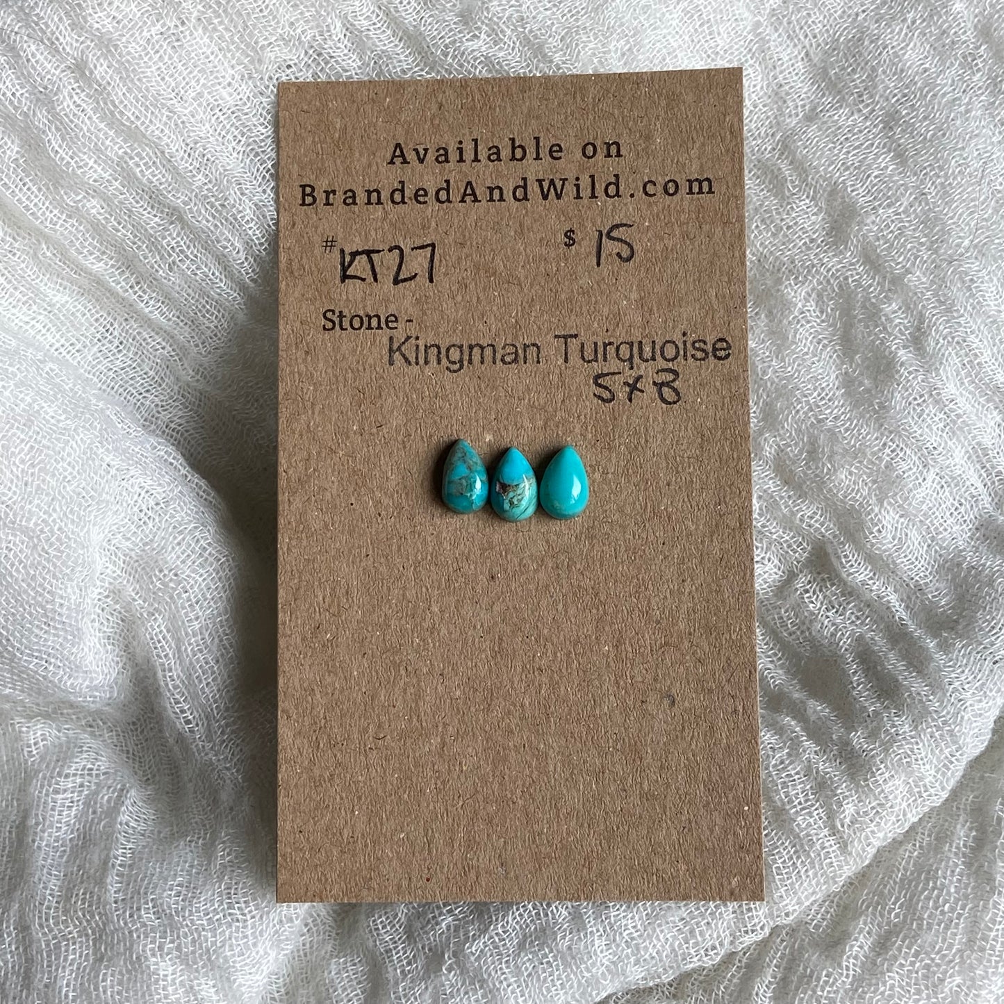 Kingman Turquoise Cabochon - KT27