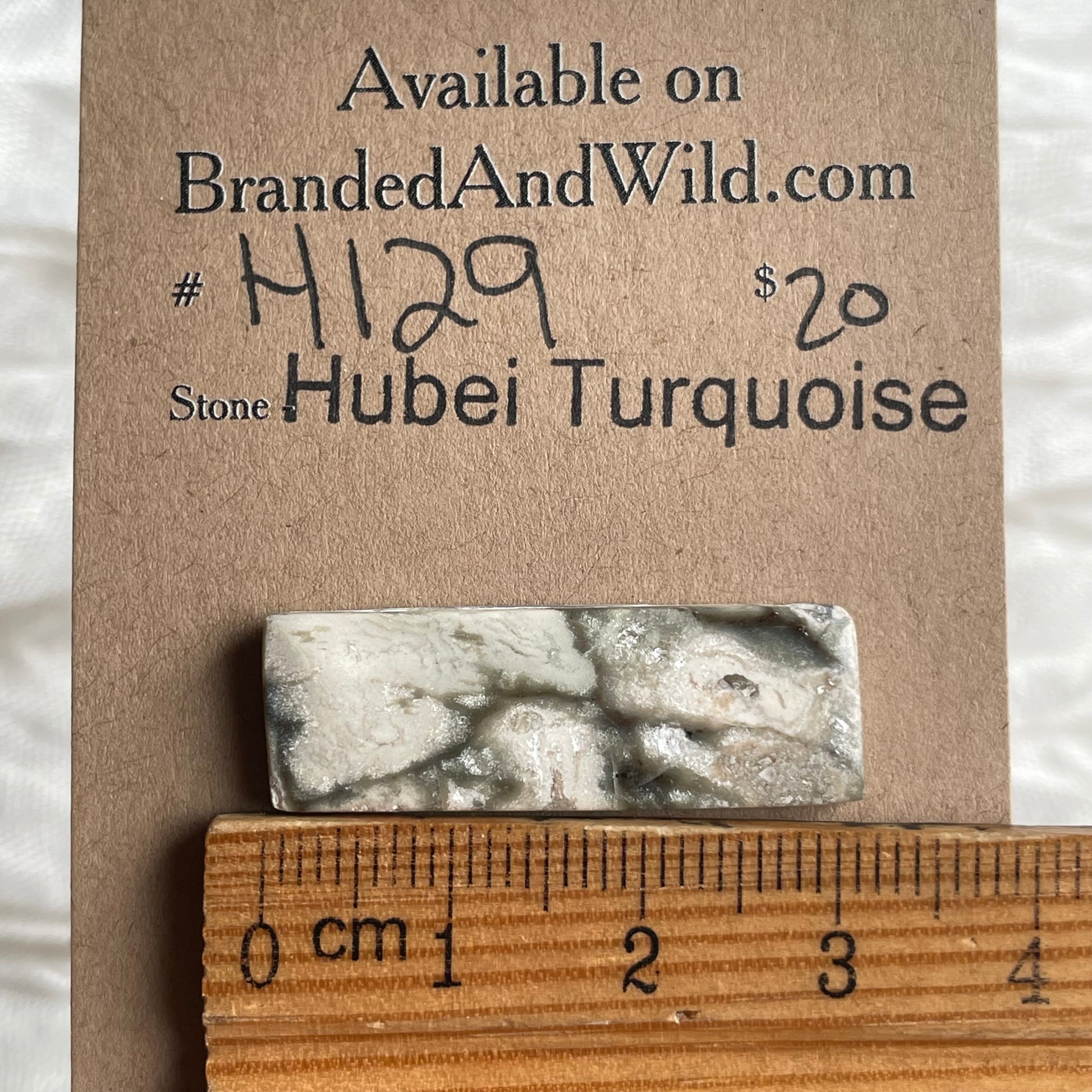 Hubei Turquoise Cabochon - H129 CD169840-77BF-40B6-BCC0-F462D3302DE1 Brandedandwild.com