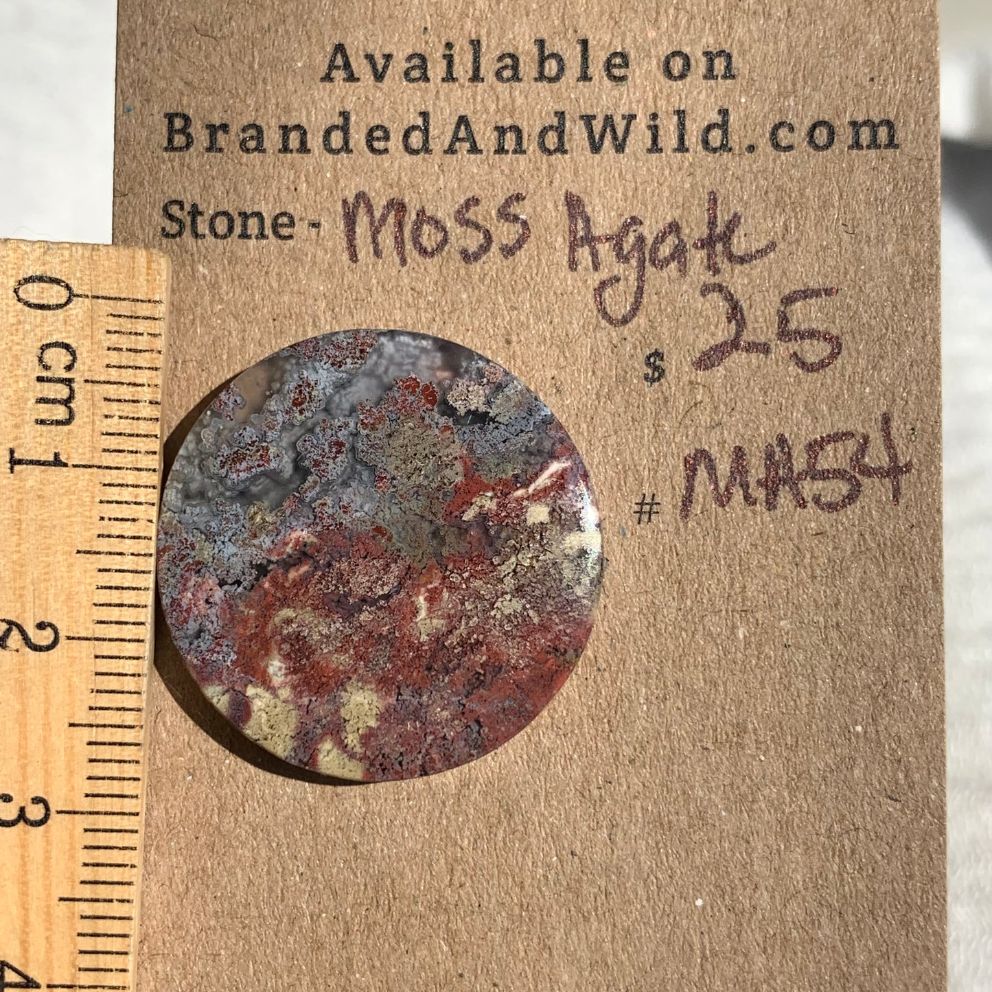 Moss Agate Cabochon- MA54