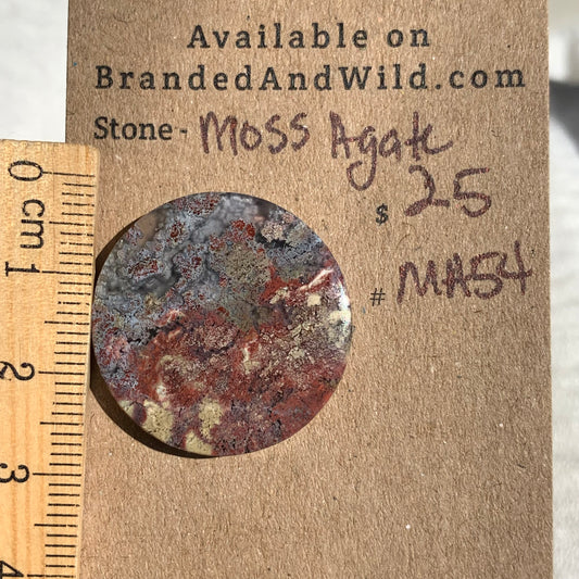 Moss Agate Cabochon- MA54
