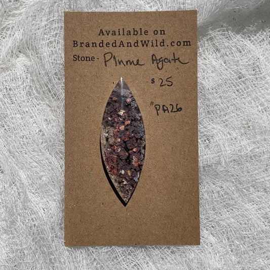 Plume Agate Cabochon - PA26