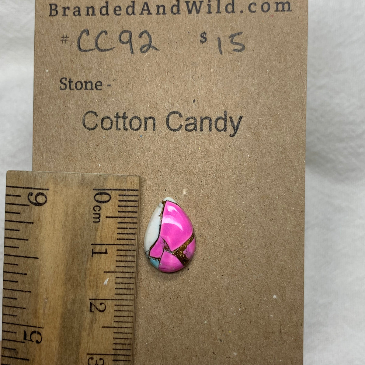 Cotton Candy Cabochon - CC92 CD53AD1C-2FA3-4C2B-A3C5-D2758CB28918 Brandedandwild.com