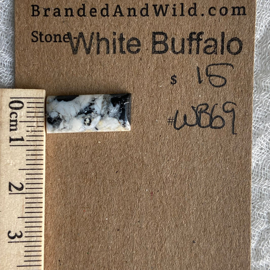 White Buffalo Cabochon - WB69