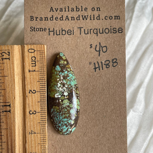 Hubei Turquoise Cabochon - H188 CD8EB579-417B-455E-99CD-5D470775D98E Brandedandwild.com