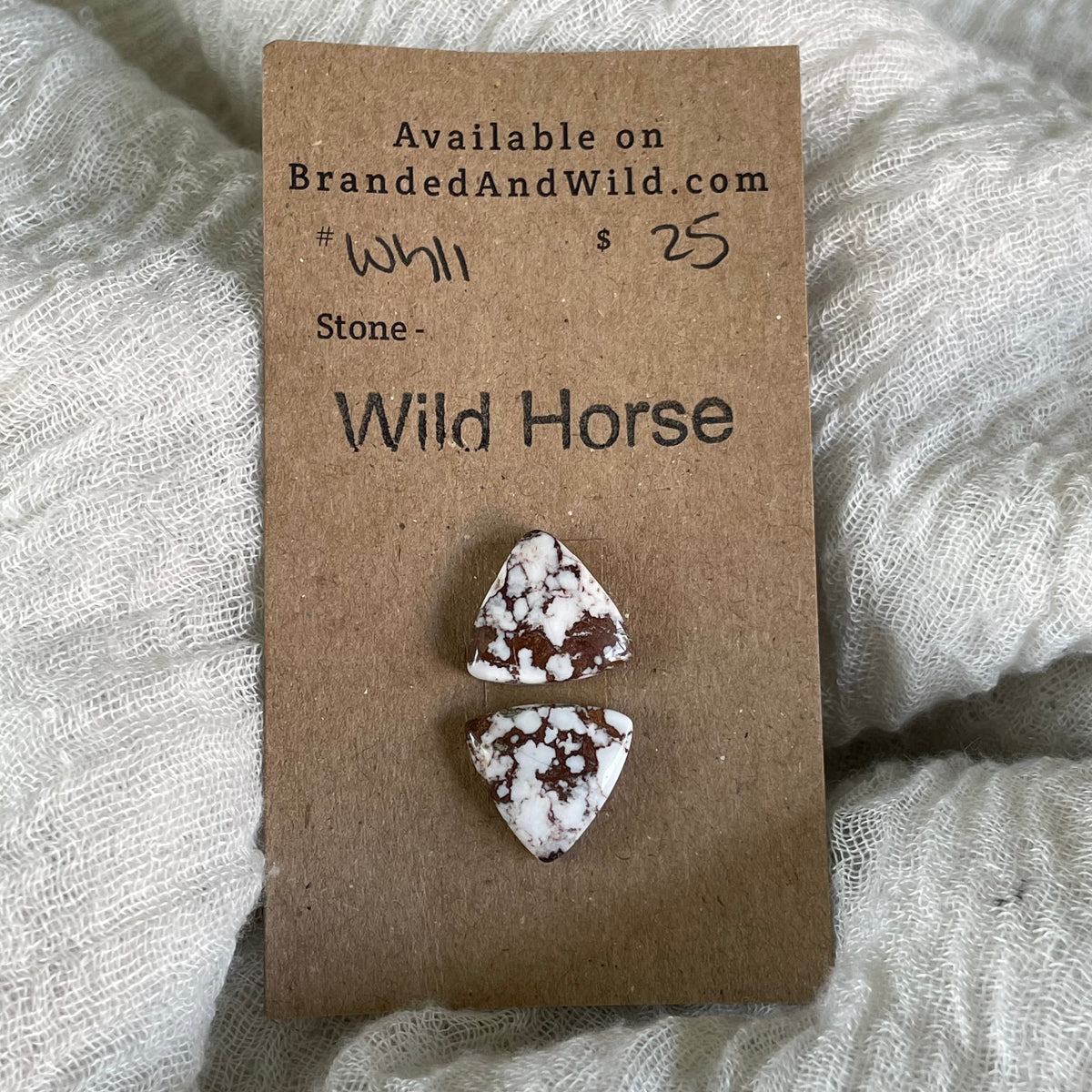 Wild Horse Cabochon - WH11 CD8F29A0-DE9A-4003-B9FA-61FD73F36A66 Brandedandwild.com