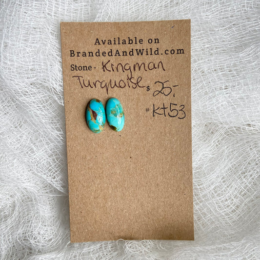 Kingman Turquoise (composite) Cabochon - KT53