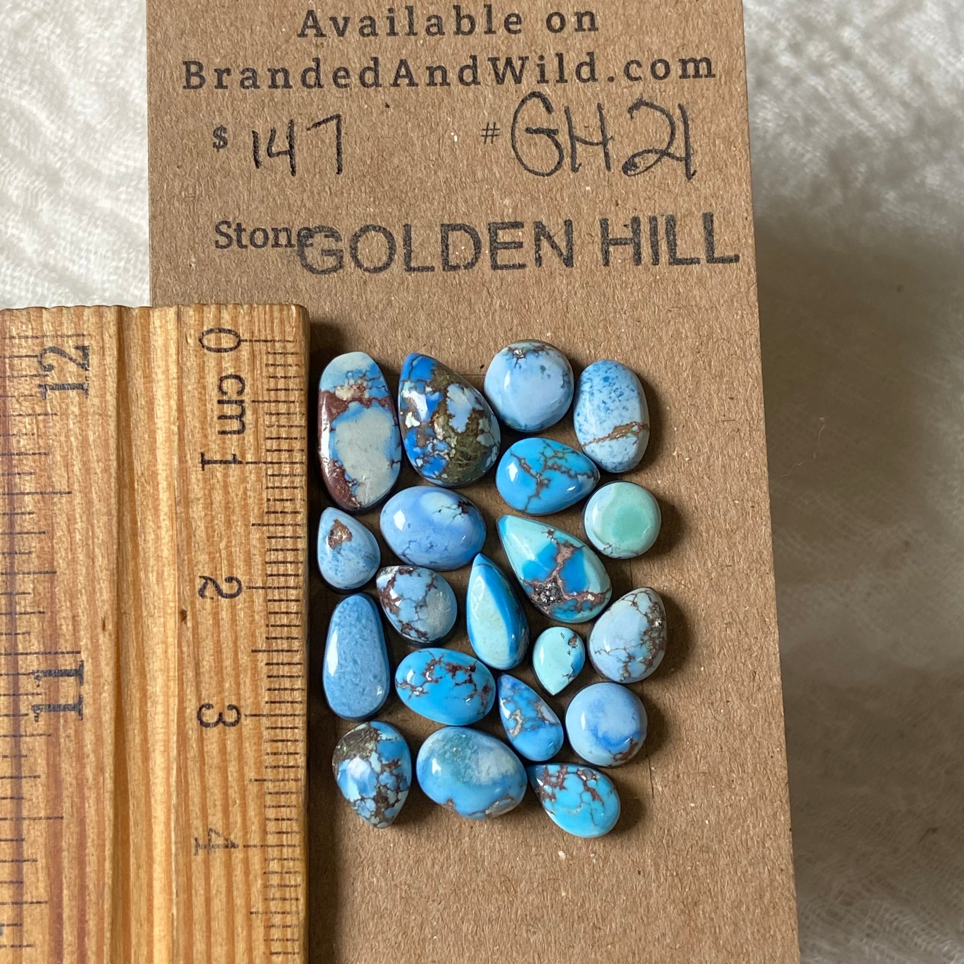 Golden Hill Cabochon - GH21 CDBE44CA-85BF-4CAD-9EED-D69313607382 Brandedandwild.com
