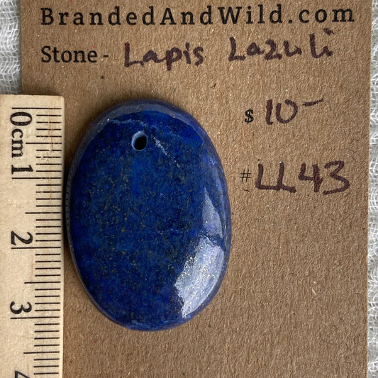 Lapis Lazuli Cabochon -Drilled- LL43