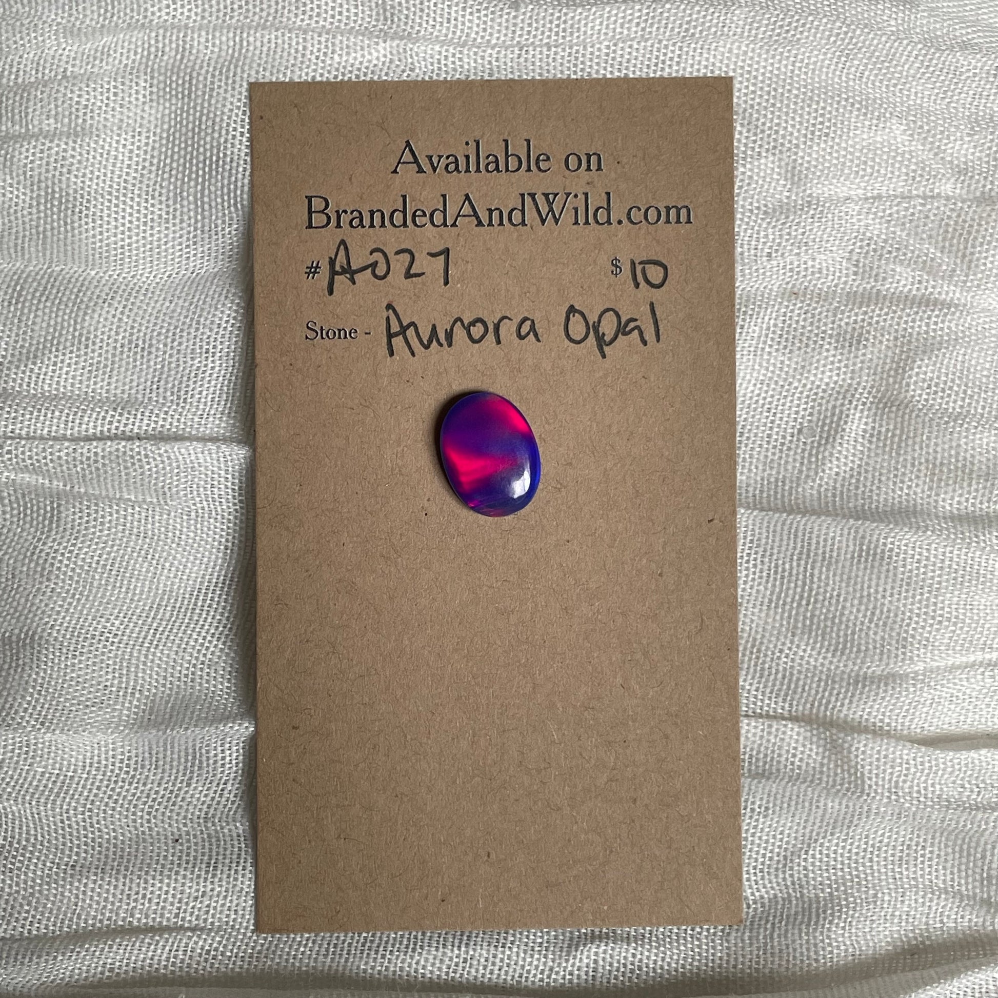 Aurora Opal Cabochon - A027 CDDD1A4D-8A84-47DC-AB90-E24B84396A89 Brandedandwild.com