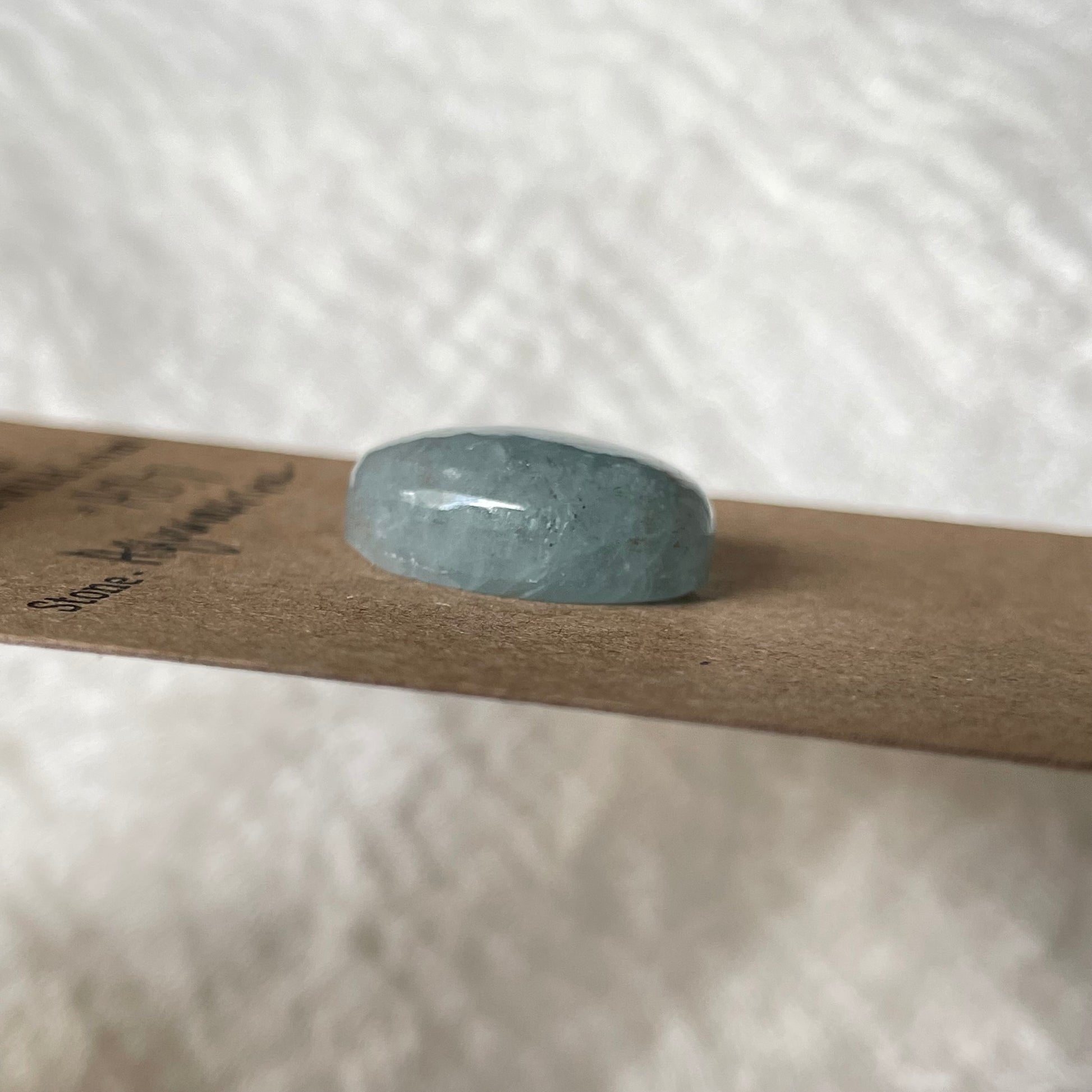 Aquamarine Cabochon AQ7 CDDF5DE5-C57C-48E2-9F47-7E02573F2A1C Brandedandwild.com