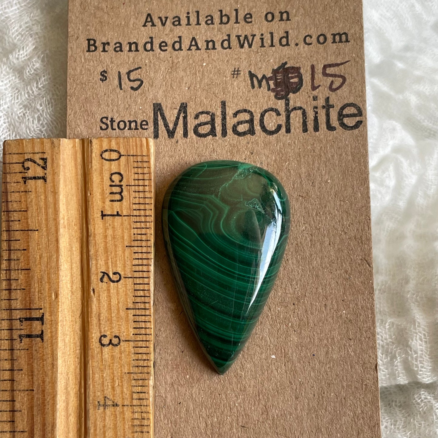 Malachite Cabochon - M15