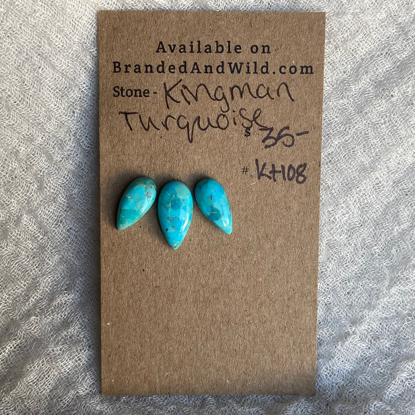 Kingman Turquoise Cabochon - KT108