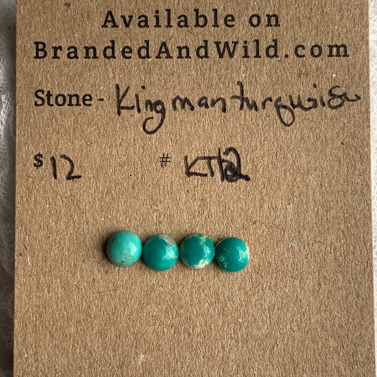 Kingman Turquoise Cabochon 5mm - KT12