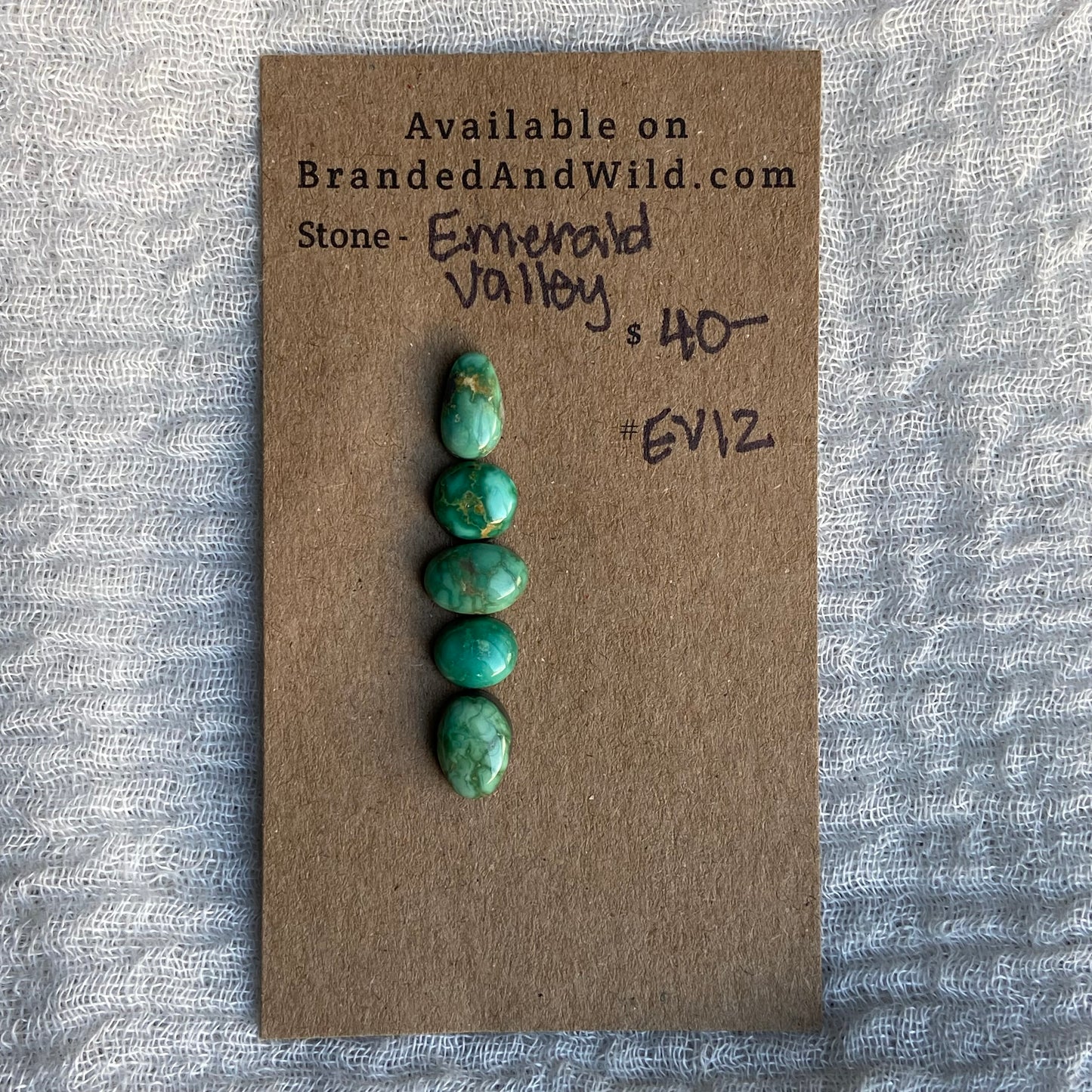 Emerald Valley Turquoise Cabochon - EV12
